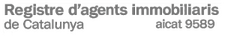 Agente certificado AICAT: estatus oficial en España Inscripción en el Registro de Agentes Inmobiliarios de Cataluña AICAT 9589